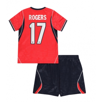 Billige Fotballdrakt England Morgan Rogers #17 Replika Bortedraktsett Barn VM 2026 Kortermet (med bukser)